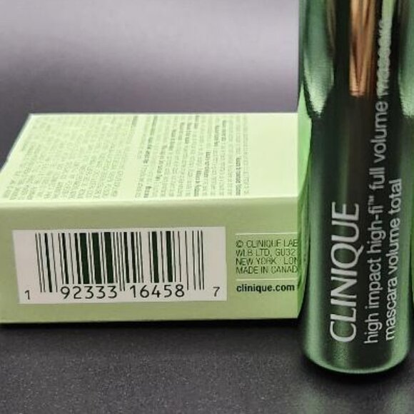 NIB Clinique High Impact High-Fi Full Volume Mascara 01 Intense Black Full Size - Picture 2 of 3